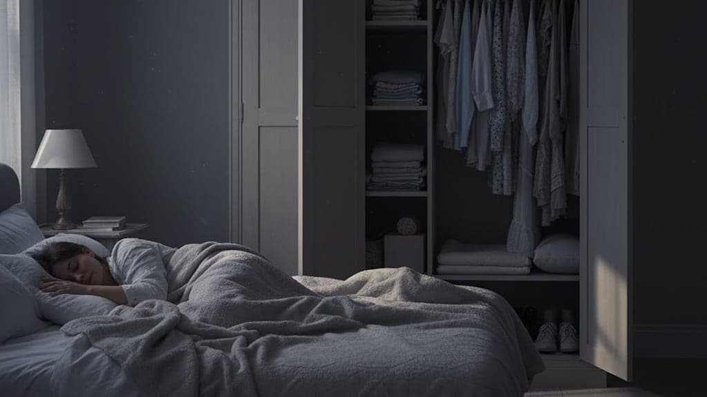 Por qué no podés dormir con el placard abierto: la ciencia