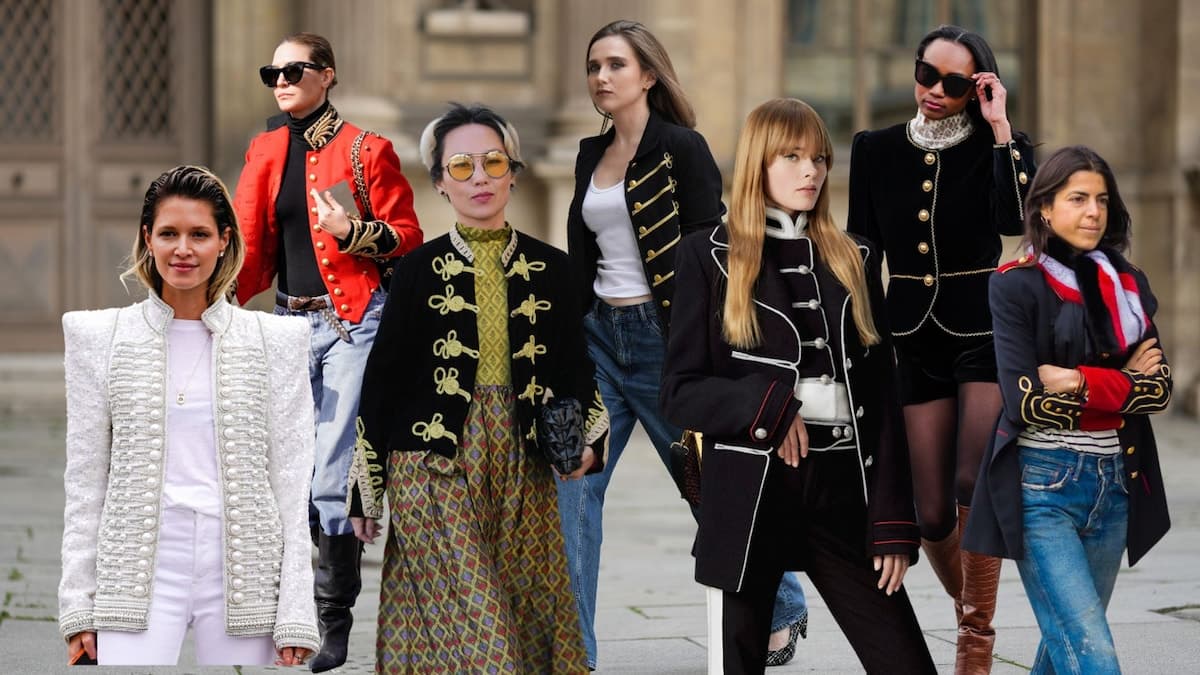 Las chaquetas militares conquistan la moda 2026