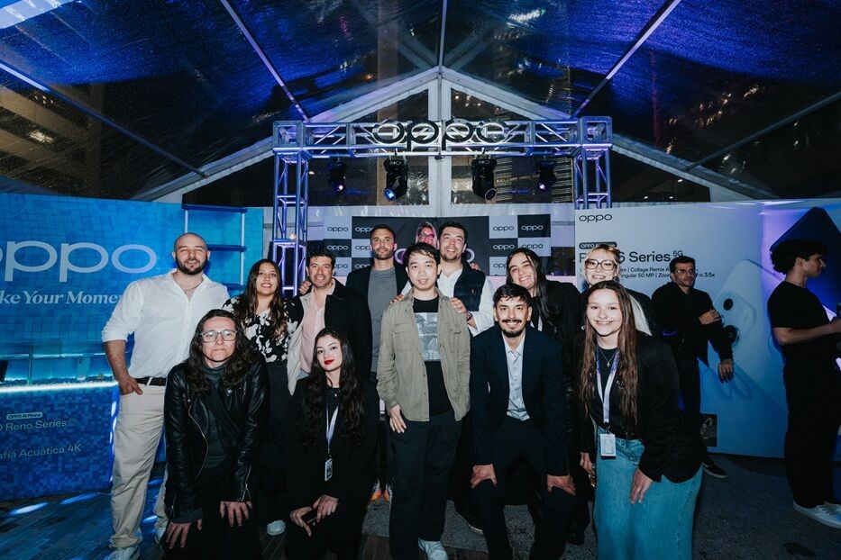 OPPO Reno16 llega a Uruguay: creatividad, IA y K-pop en el WTC